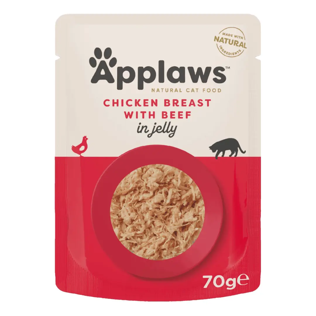 Applaws Kattevådmad kylling og okse 70 g (pouch)